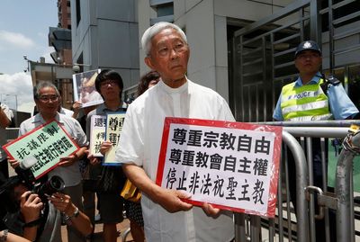 Reports: Hong Kong arrests Roman Catholic cardinal, 3 others