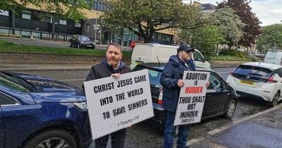Glasgow Sandyford sexual health clinic targeted by anti-abortion protestors