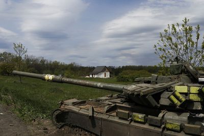 Sounds of Ukrainian counter-offensive echo in ruined village near Russia's border