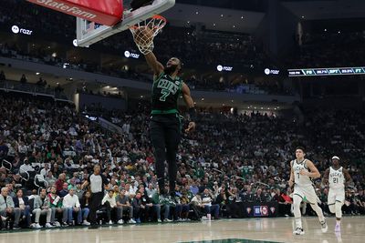 Boston’s Jaylen Brown, Derrick White comment on officiating in Celtics-Bucks series