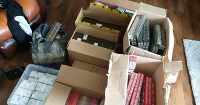 25,000 cigarettes and 'dangerous chemicals' seized from shop