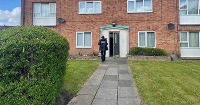 'Armed police' descend outside flats where Lorraine Cullen suspect arrested