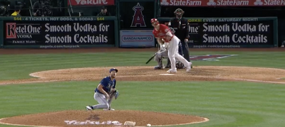 Brett Phillips had a hilarious postgame response after giving up a home run to Mike Trout