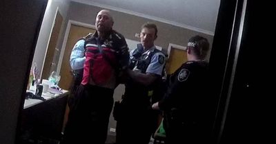 Motel guest Tasered in 'disturbing' scenes as police unlawfully enter room