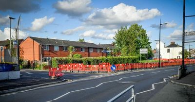 Biker stabbed and left with broken leg after shock hit and run attack in Manchester