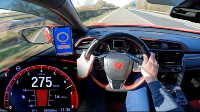 Watch Tuned Honda Civic Type R Hit 171 MPH On The Autobahn