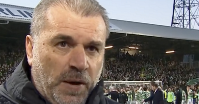 Ange Postecoglou in emotional Celtic title reaction as triumphant boss 'lost for words'