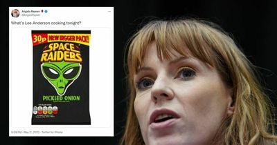 Angela Rayner jokes Tory MP Lee Anderson will be eating Space Raiders for dinner after foodbank comments