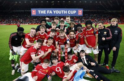 Manchester United clinch FA Youth Cup in front of record crowd at Old Trafford