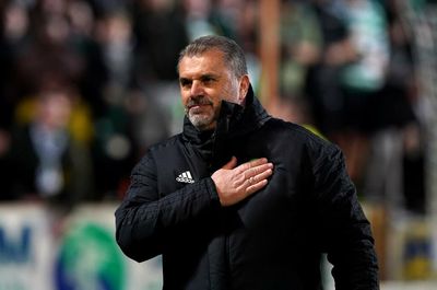 Ange Postecoglou close to tears as Celtic boss celebrates title with emotional interview