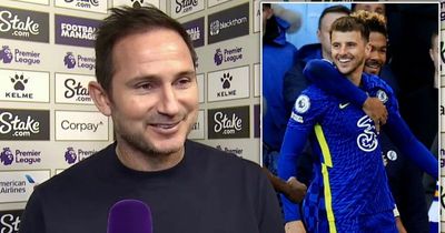 Frank Lampard reveals text message he'll send to Mason Mount as Chelsea win aids Everton