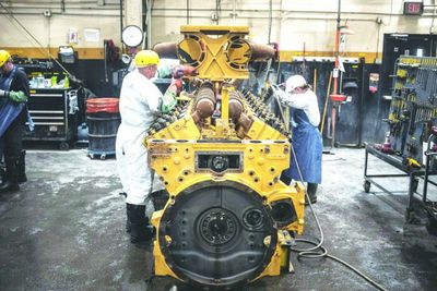 Caterpillar Works to Turn Used Engines Into Money
