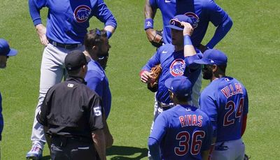 Cubs’ Nico Hoerner sprains ankle in ‘fluke’ collision with umpire