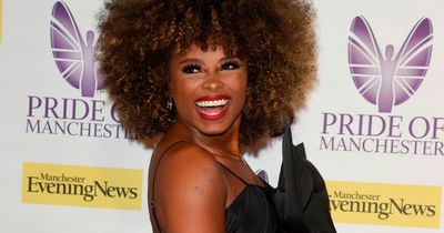 Fleur East opens up about taking a tumble arriving at Pride of Manchester Awards