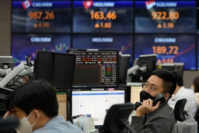 Asian shares track technology-led sell-off on Wall Street