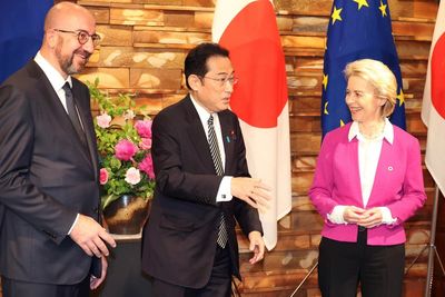 Japan, EU agree to raise efforts on Russia, in Indo-Pacific