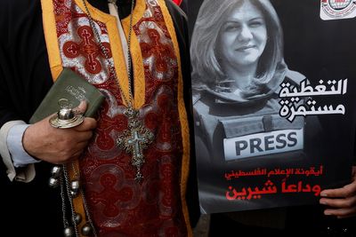 Palestinian president says Israel responsible for killing al Jazeera reporter