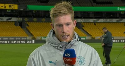 Kevin de Bruyne makes 'crazy' Liverpool claim after Man City beat Wolves