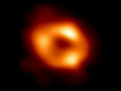 This is the first image of the black hole at the heart of the Milky Way