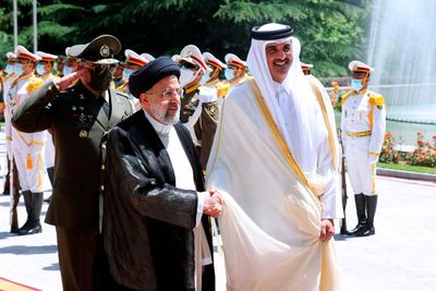 Qatari emir in Iran for talks amid tensions over nuke deal