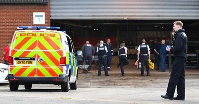 Police issue update after man falls off roof on industrial estate