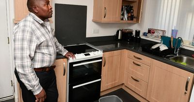 Family can't cook as dirty water pours into kitchen onto oven for more than a year