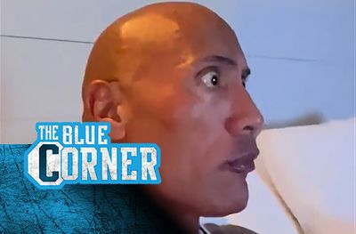 Watch Dwayne ‘The Rock’ Johnson’s eye-popping reaction to Michael Chandler’s knockout of Tony Ferguson