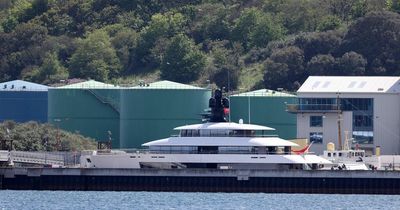 Starbucks chief’s £118million superyacht with pool and helipad docked at UK harbour