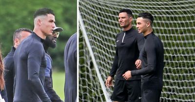 Cristiano Ronaldo join forces with lookalikes to film Nike advert as Manchester United star returns from holiday