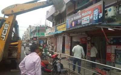 Encroachments removed along Vellore’s arterial roads