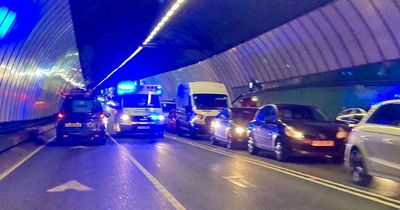 Major queues in Birkenhead Tunnel after 'incident'