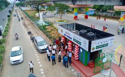 Chennai’s first free luxury toilet with a cafe attached opened at Indira Nagar MRTS