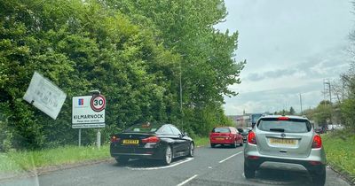 Raging drivers blast 'worst planning ever' as roadworks cause gridlock on two major Kilmarnock routes