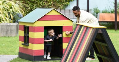 Pop star unveils playground made from recycled Happy Meal toys at Ronald McDonald House Manchester