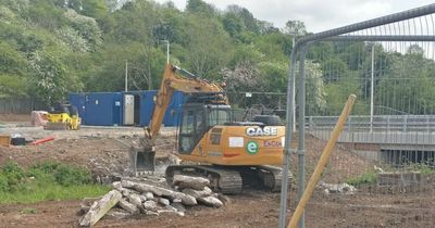 Historic bridge destroyed at new Bristol recycling centre site