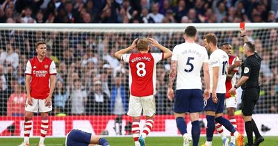 How Mikel Arteta reacted to Rob Holding after red card as Arsenal's William Saliba decision is made