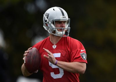 Raiders release QB Garrett Gilbert following trade for Jarrett Stidham