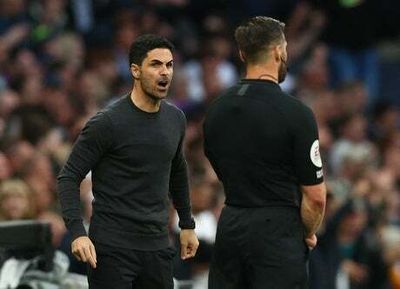 Mikel Arteta furious with referee for ‘destroying’ north London derby as Arsenal fall to heavy defeat