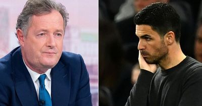 Piers Morgan wastes no time laying into Mikel Arteta and Arsenal after Tottenham loss