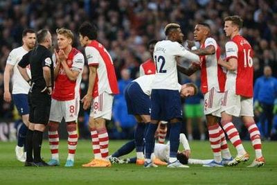 Ian Wright: Rob Holding ‘terrified’ of Heung-min Son in Arsenal sending off at Tottenham