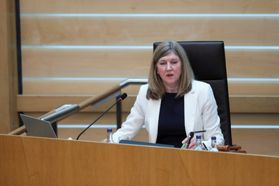 Holyrood must not be ‘complacent’ on women’s representation, says Presiding Officer