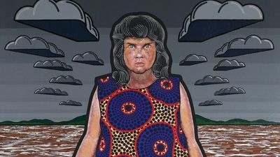 Archibald Prize won by Blak Douglas for portrait of artist Karla Dickens, the second time an Indigenous artist has won