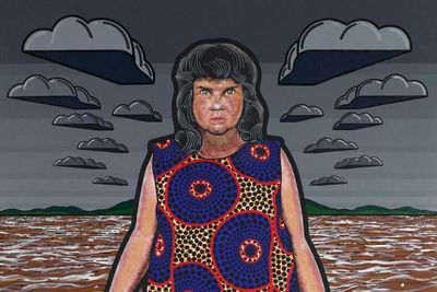 Archibald prize 2022: Blak Douglas wins $100,000 for portrait of Lismore artist Karla Dickens