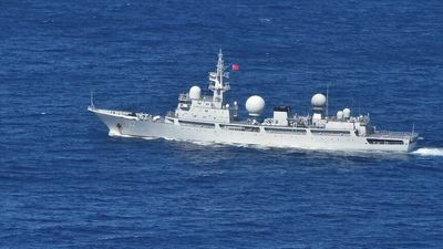 Defence Minister Peter Dutton says a Chinese spy ship has been seen near secretive naval facility off Western Australia