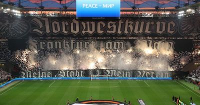 Rangers fans watch on as Eintracht Frankfurt throw open stadium with VIP Europa League Final beamback