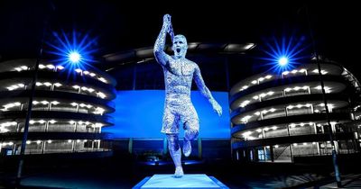 Man City unveil Sergio Aguero statue exactly ten years on from first Premier League title win