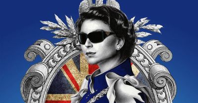 The Queen as you've never seen her - with tattoos and sunglasses