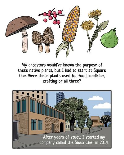 COMIC: One Sioux chef's attempt to reclaim Native American cuisine