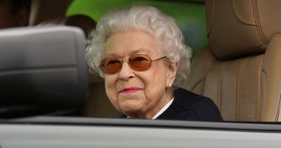 Smiling Queen arrives at Royal Windsor Horse Show in first public outing in six weeks