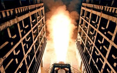 ISRO successfully tests solid rocket booster for Gaganyaan programme